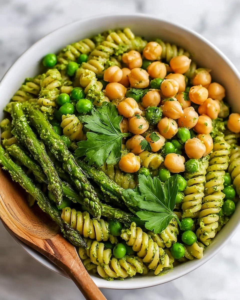 Green Goddess Pesto Pasta Salad Recipe - Recipe Image