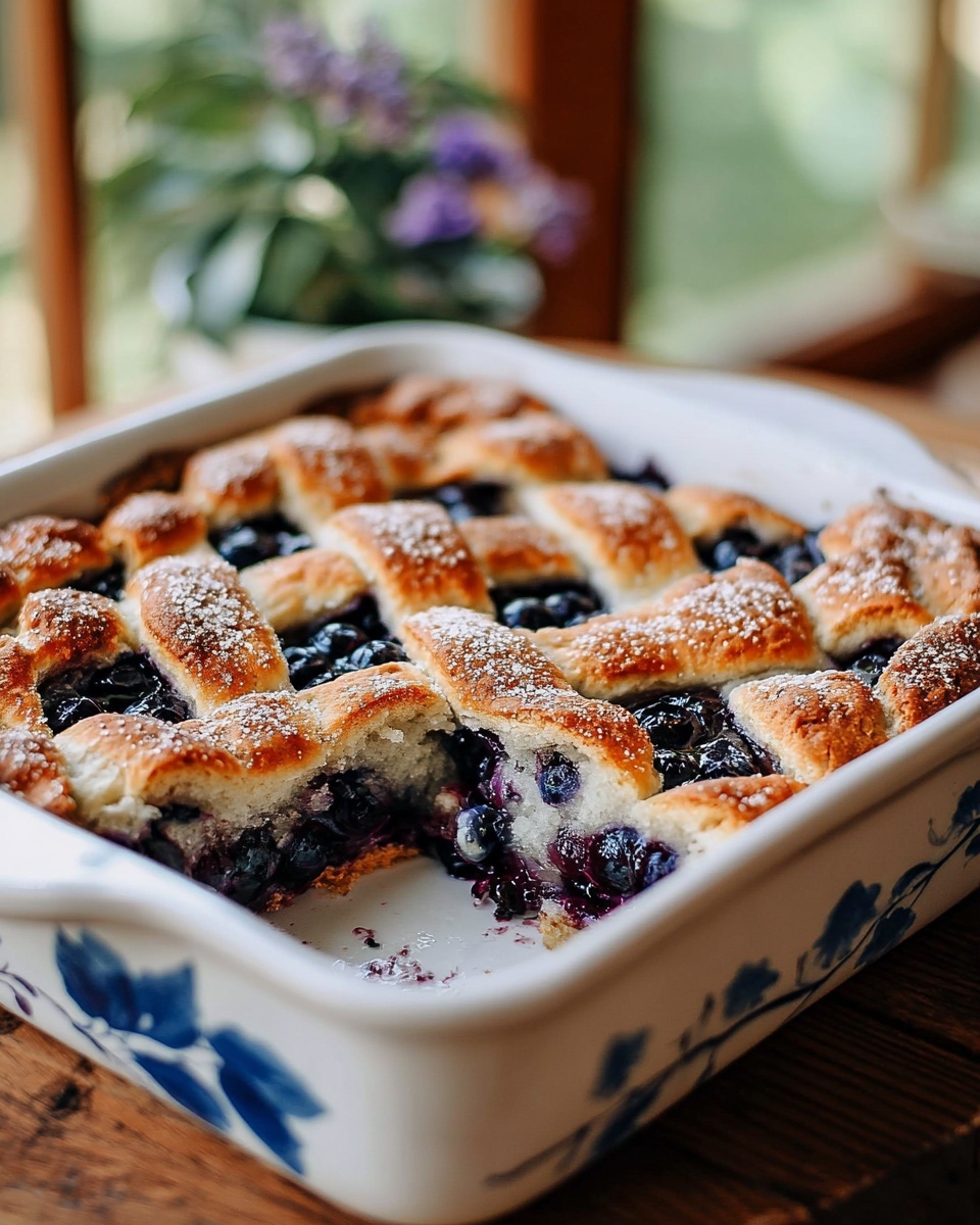 Blueberry Buttermilk Pancake Casserole Recipe - Recipe Image