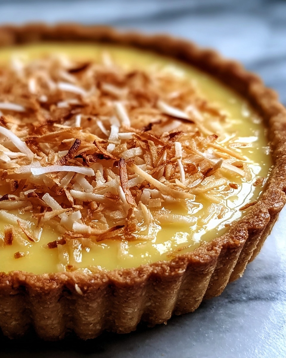 French Coconut Pie Recipe - Recipe Image