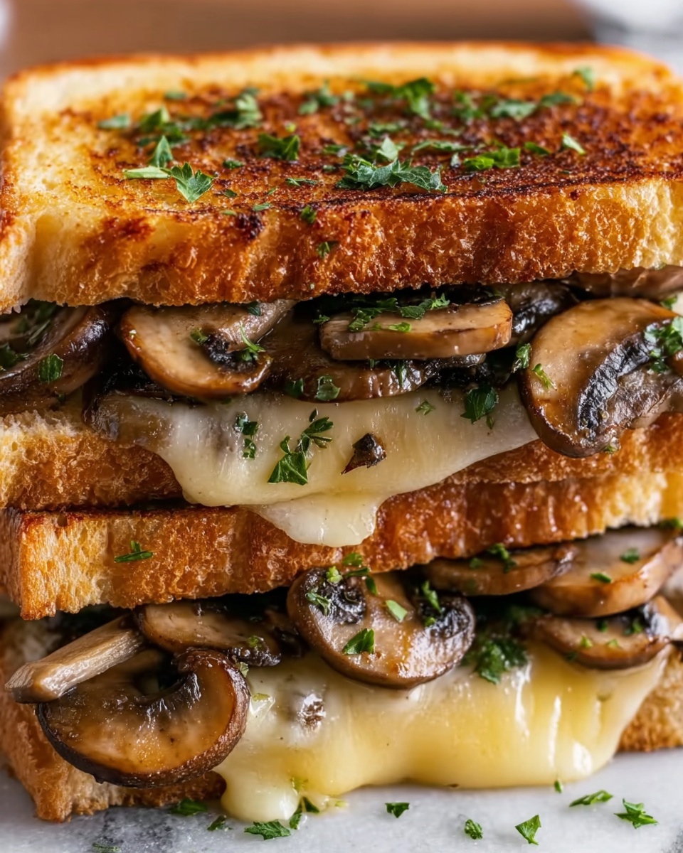 Mushroom Sandwich Melts Recipe - Recipe Image