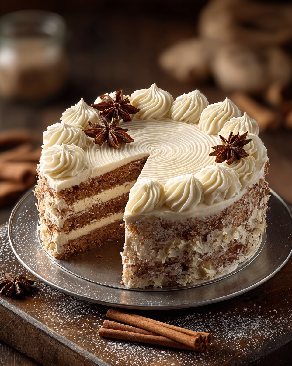 Chai Spice Layer Cake with Cream Cheese Frosting Recipe - Recipe Image
