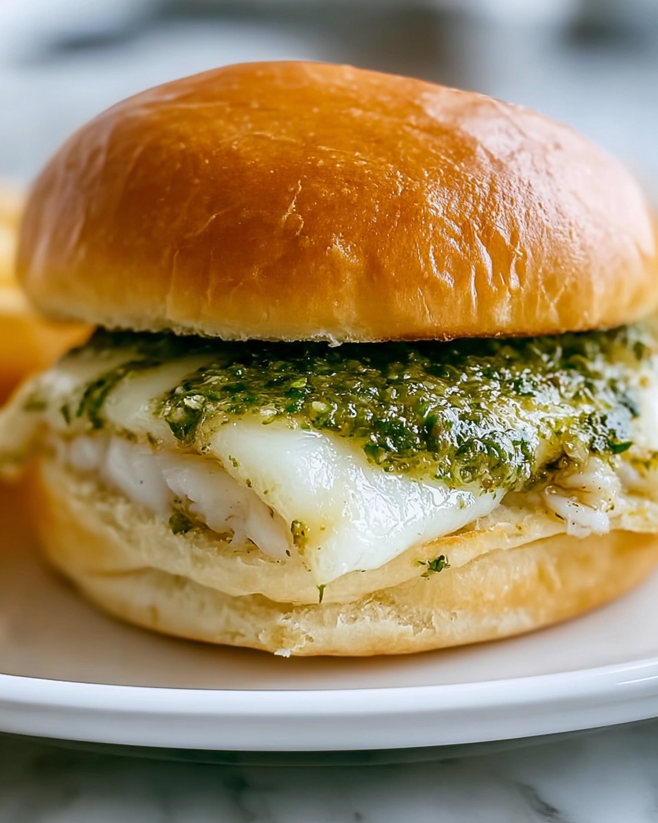 Cheesy Garlic Pesto Chicken Sliders Recipe - Recipe Image