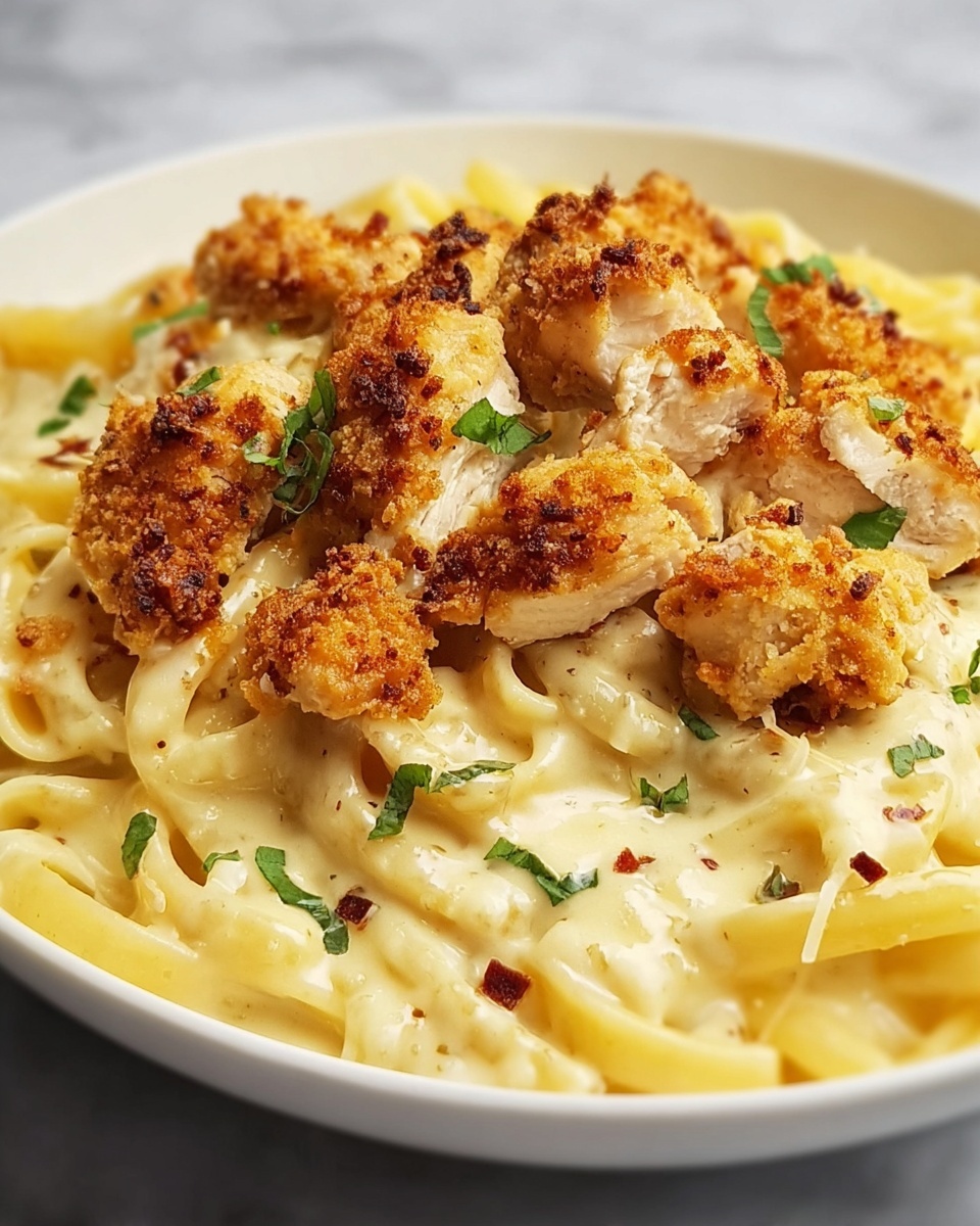 Creamy Crunchy Chicken Pasta Recipe - Recipe Image
