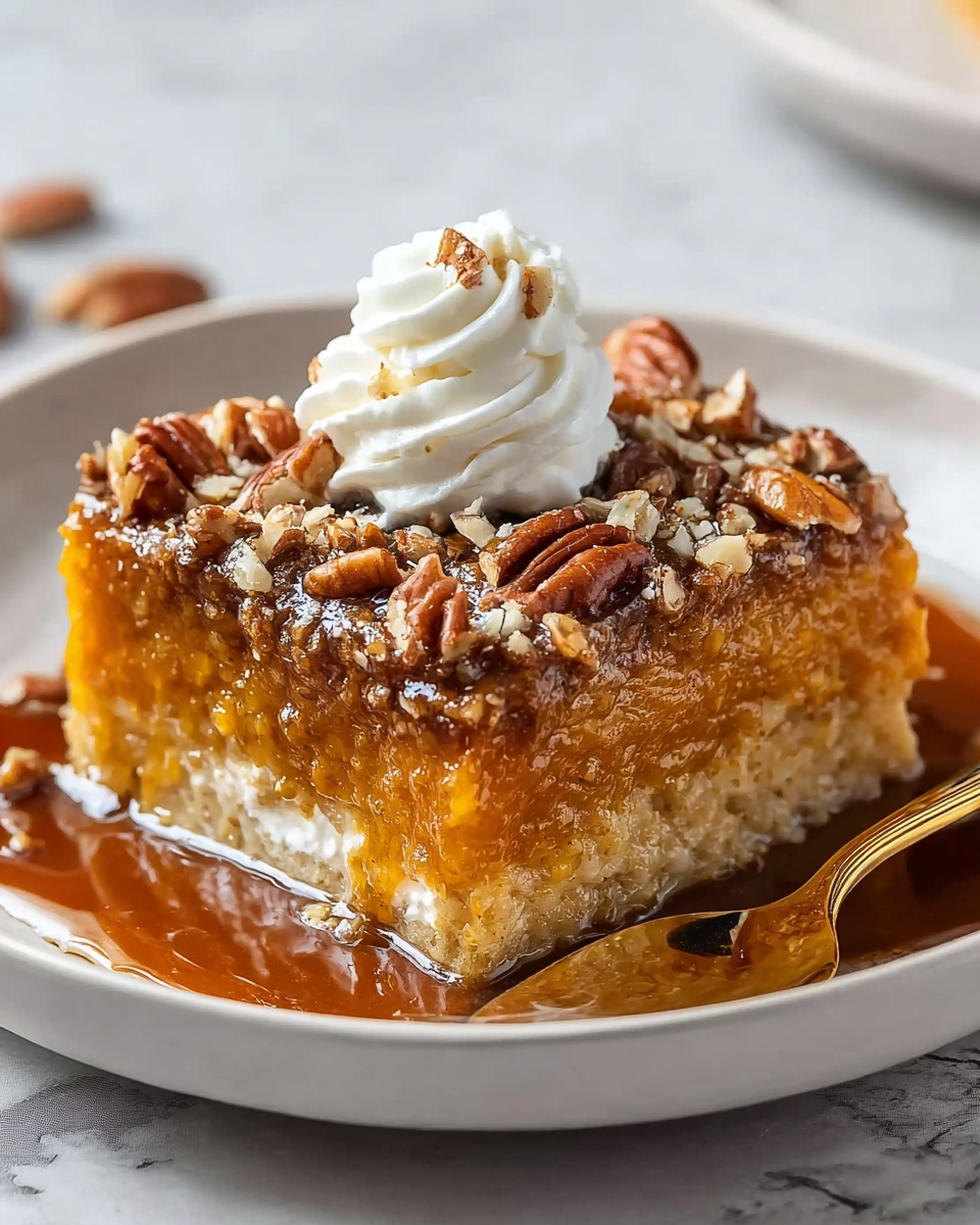 Caramel Pumpkin Cobbler with Pecans Recipe - Recipe Image