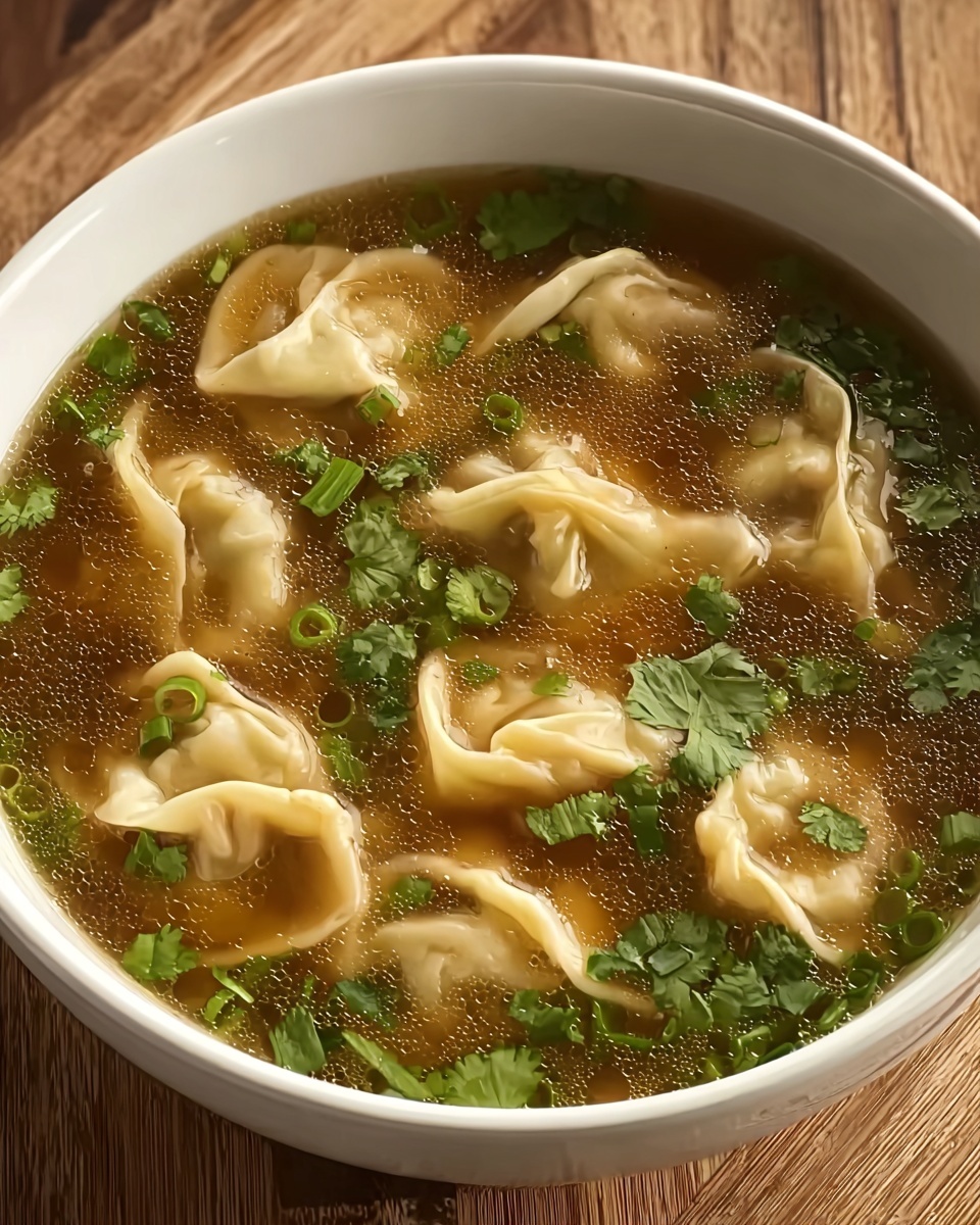 Homemade Wonton Soup Recipe - Recipe Image