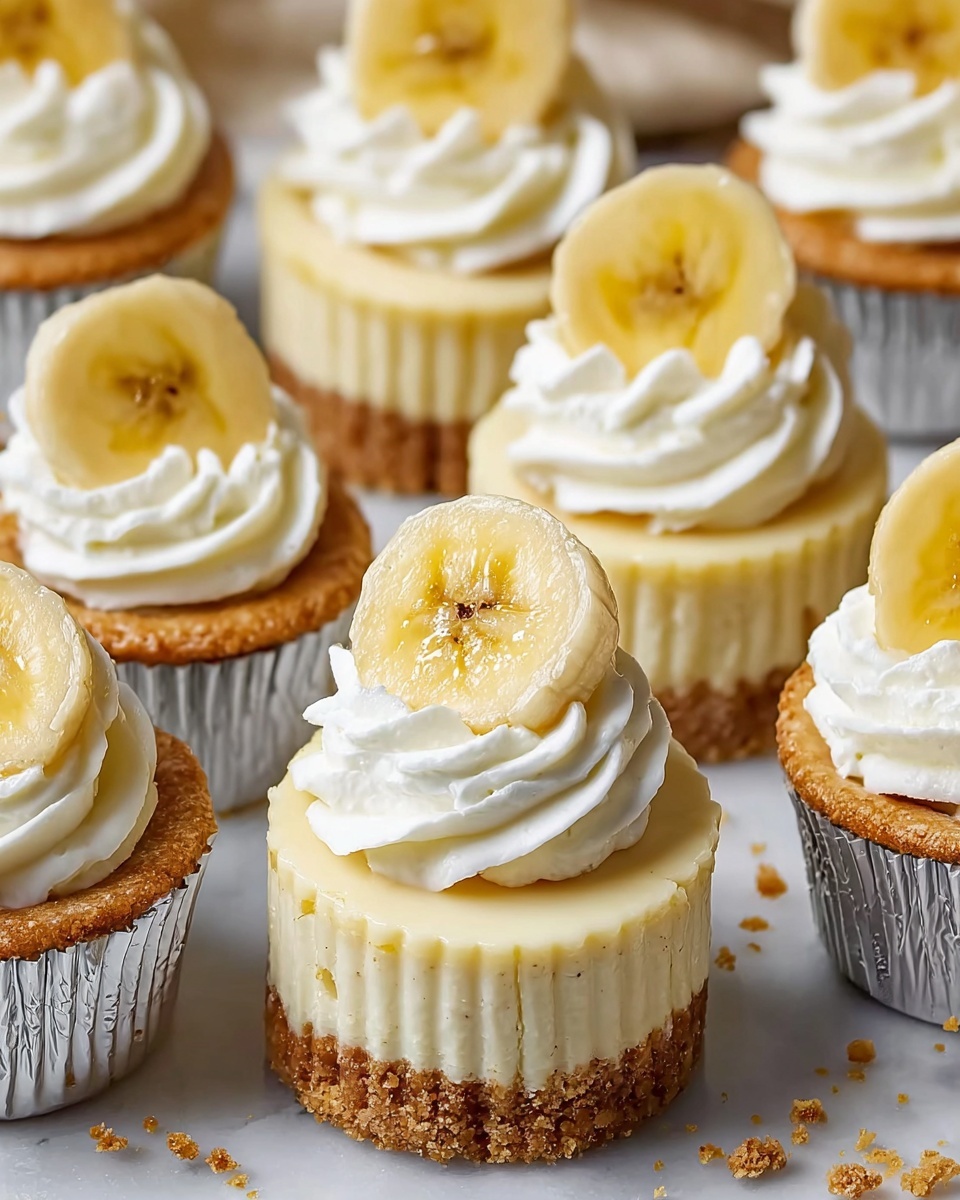 Mini Banana Pudding Cheesecakes Recipe - Recipe Image
