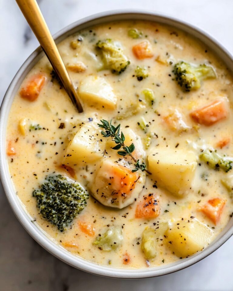 Broccoli Potato Cheese Soup Recipe