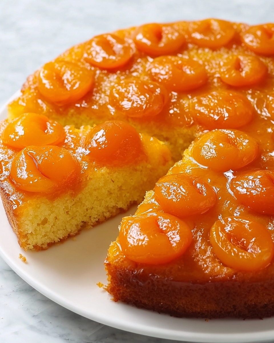 Apricot Upside-Down Cake Recipe - Recipe Image