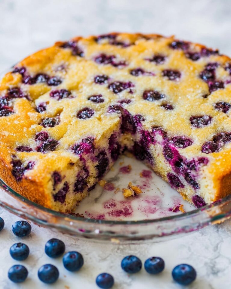 Crustless Blueberry Pie Recipe
