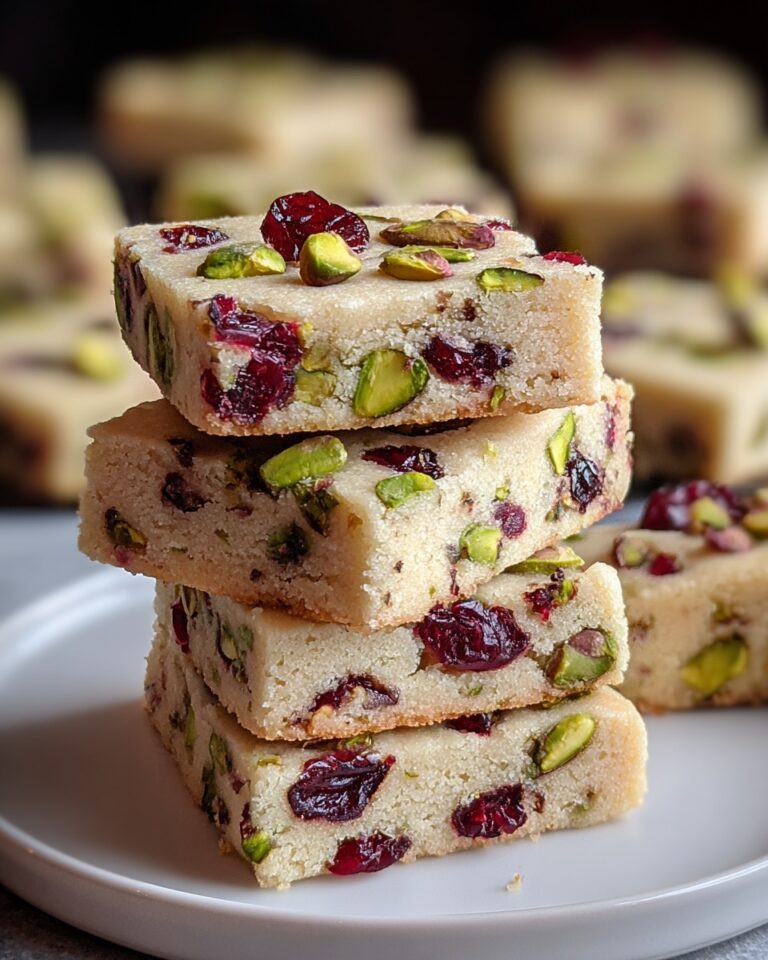 Cranberry Pistachio Shortbread Cookies: A Festive Delight for the Holidays Recipe