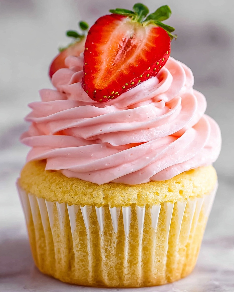 Strawberry Cupcakes Recipe - Recipe Image