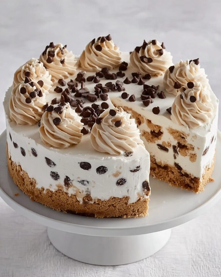 Chocolate Chip Cookie Ice Cream Cake Recipe