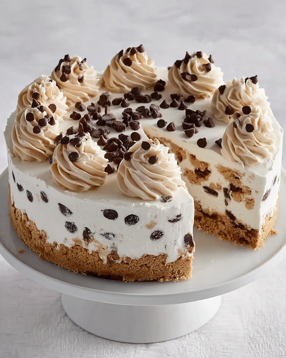 Chocolate Chip Cookie Ice Cream Cake Recipe - Recipe Image