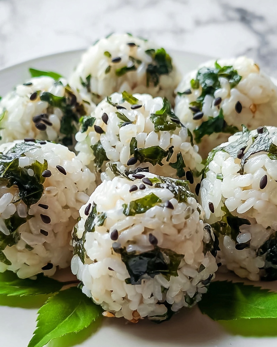 Nettle & Wild Onion Rice Balls Recipe - Recipe Image