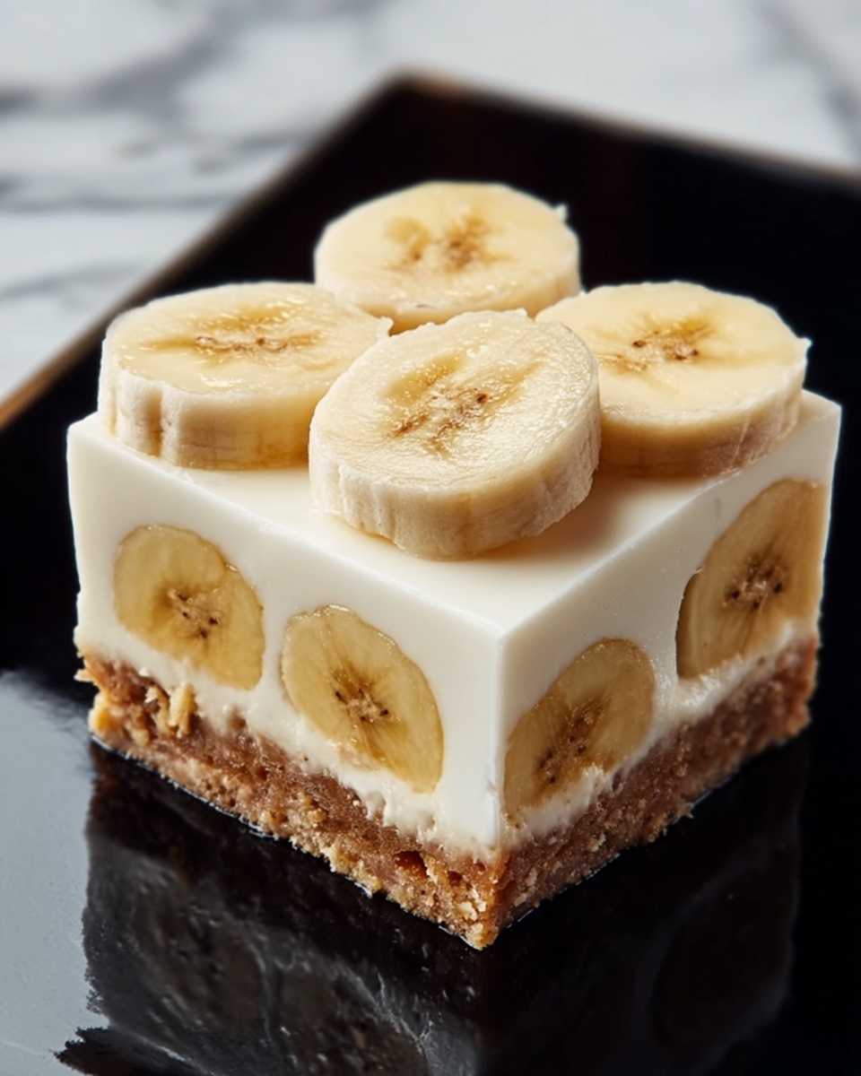 Banana Pudding Cheesecake Squares Recipe - Recipe Image