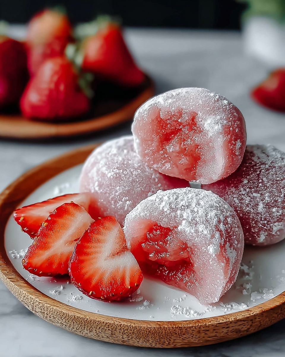Strawberry Mochi Recipe - Recipe Image