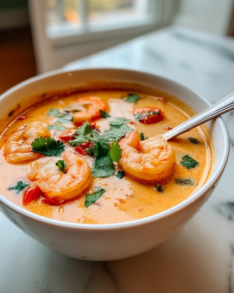 Creamy Thai Shrimp Coconut Curry Soup Recipe