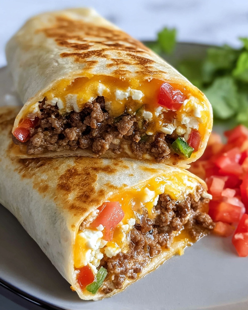 MexiMelt: Cheesy Taco Wraps with Pico de Gallo Recipe - Recipe Image