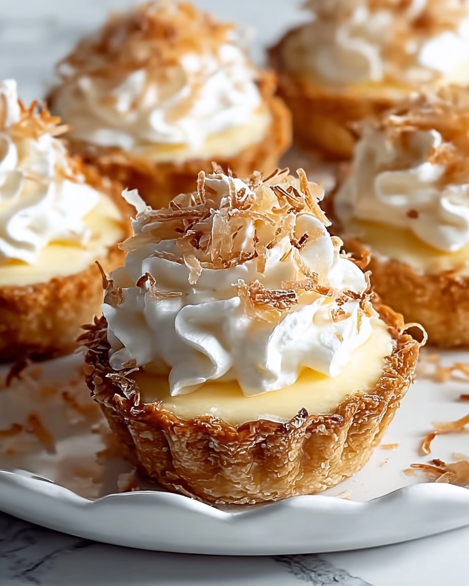 Mini Coconut Cream Pies Recipe - Recipe Image