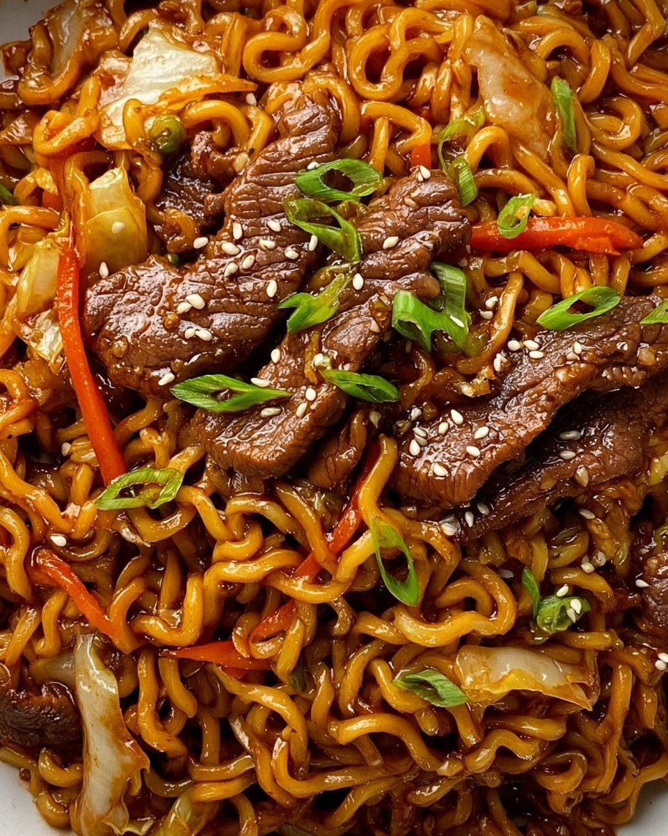 Steak Stir-Fried Ramen Recipe - Recipe Image