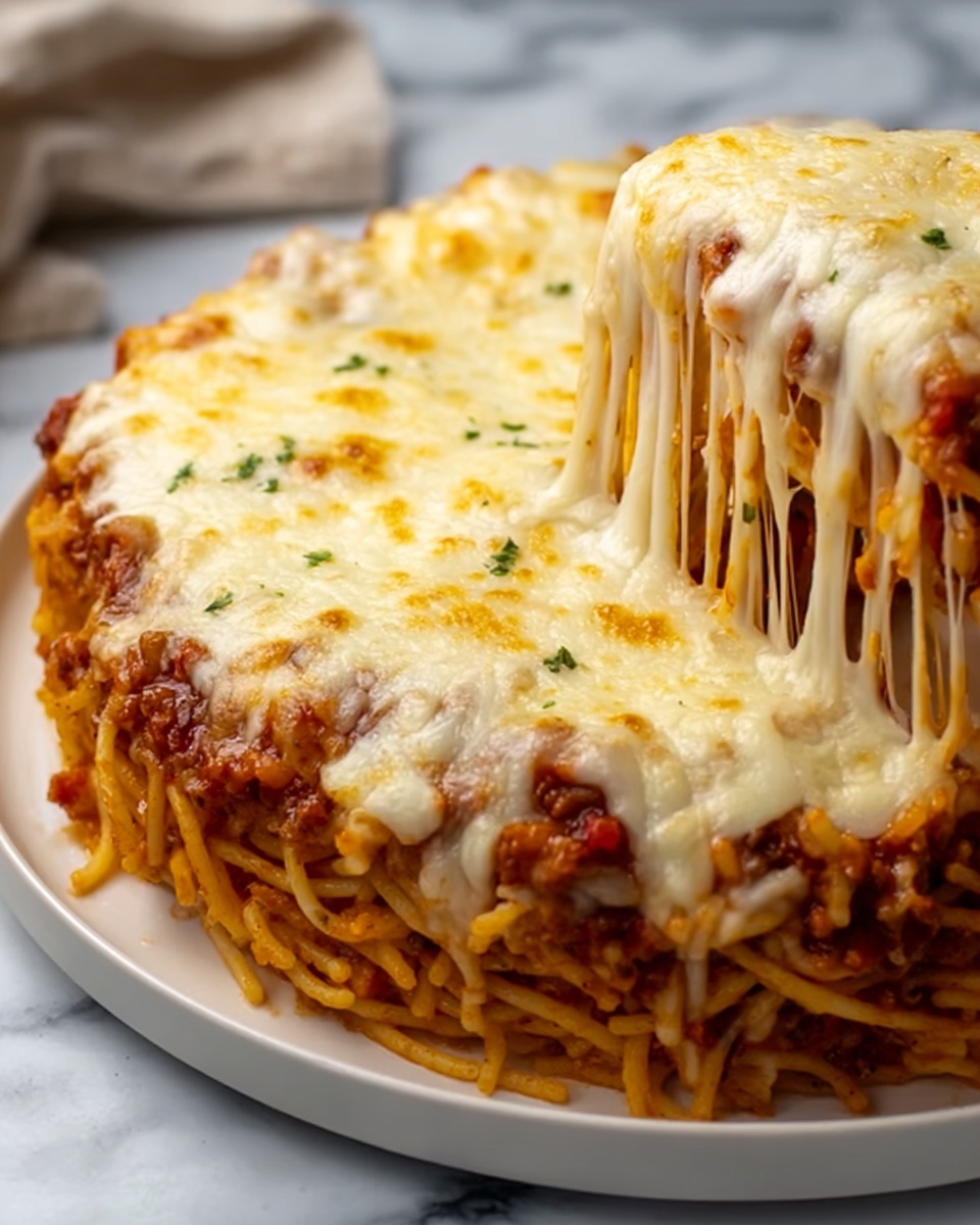 Italian-Style Spaghetti Bake Recipe - Recipe Image