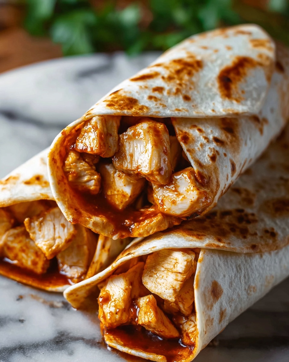 Crispy BBQ Chicken Wraps Recipe - Recipe Image