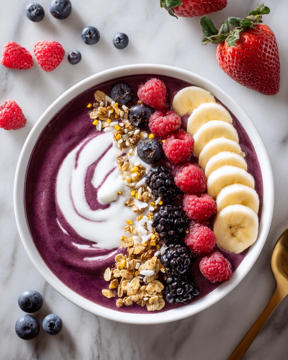 Berry and Yogurt Smoothie Bowl Recipe - Recipe Image