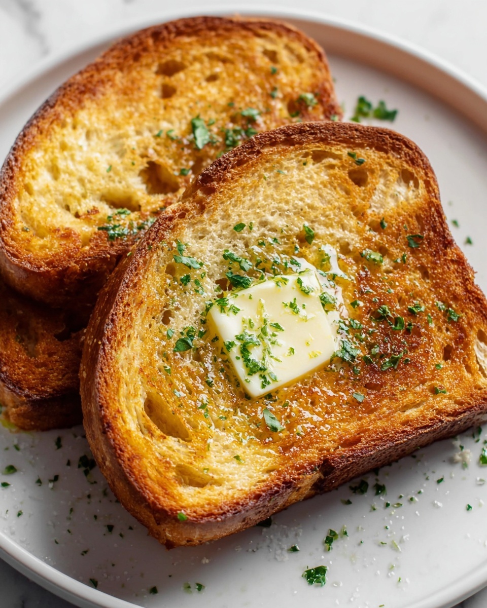 Savory French Toast with Parmesan and Herbs Recipe - Recipe Image