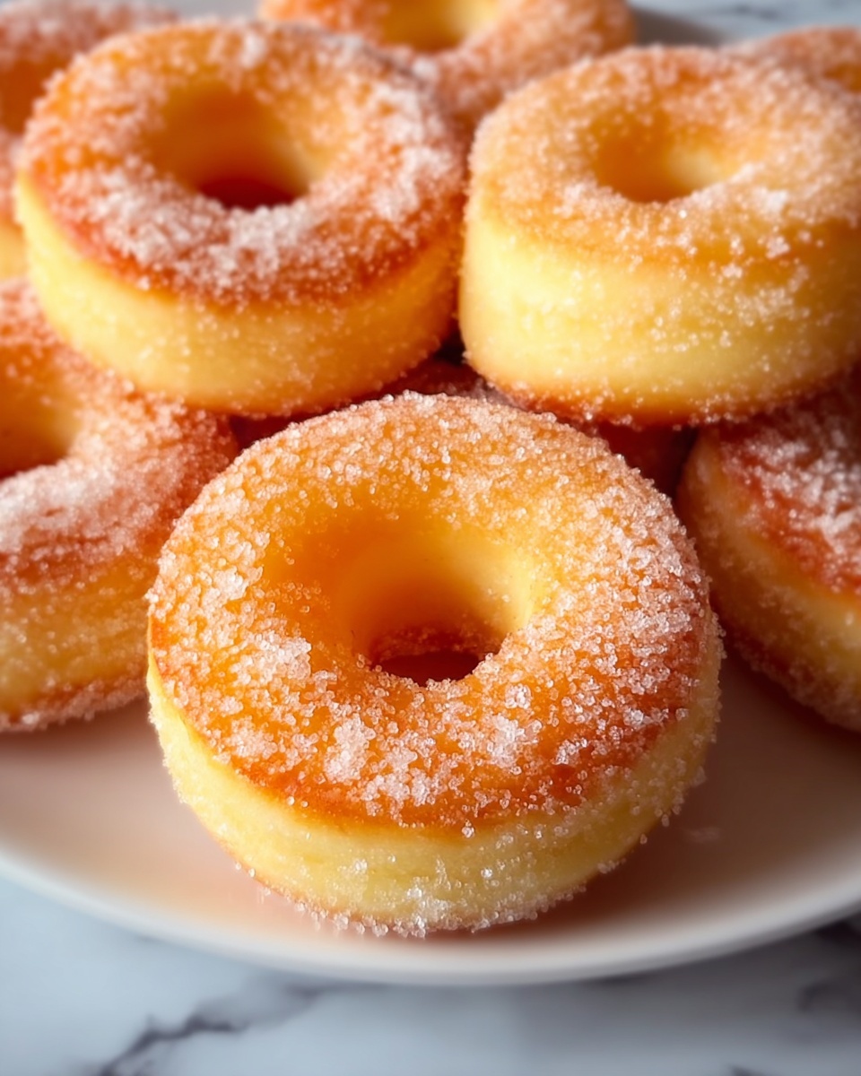 Fried Doughnuts with Sugar Recipe - Recipe Image