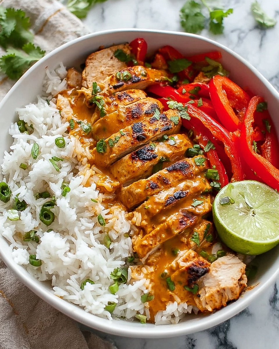 Coconut Chicken Rice Bowl Recipe - Recipe Image