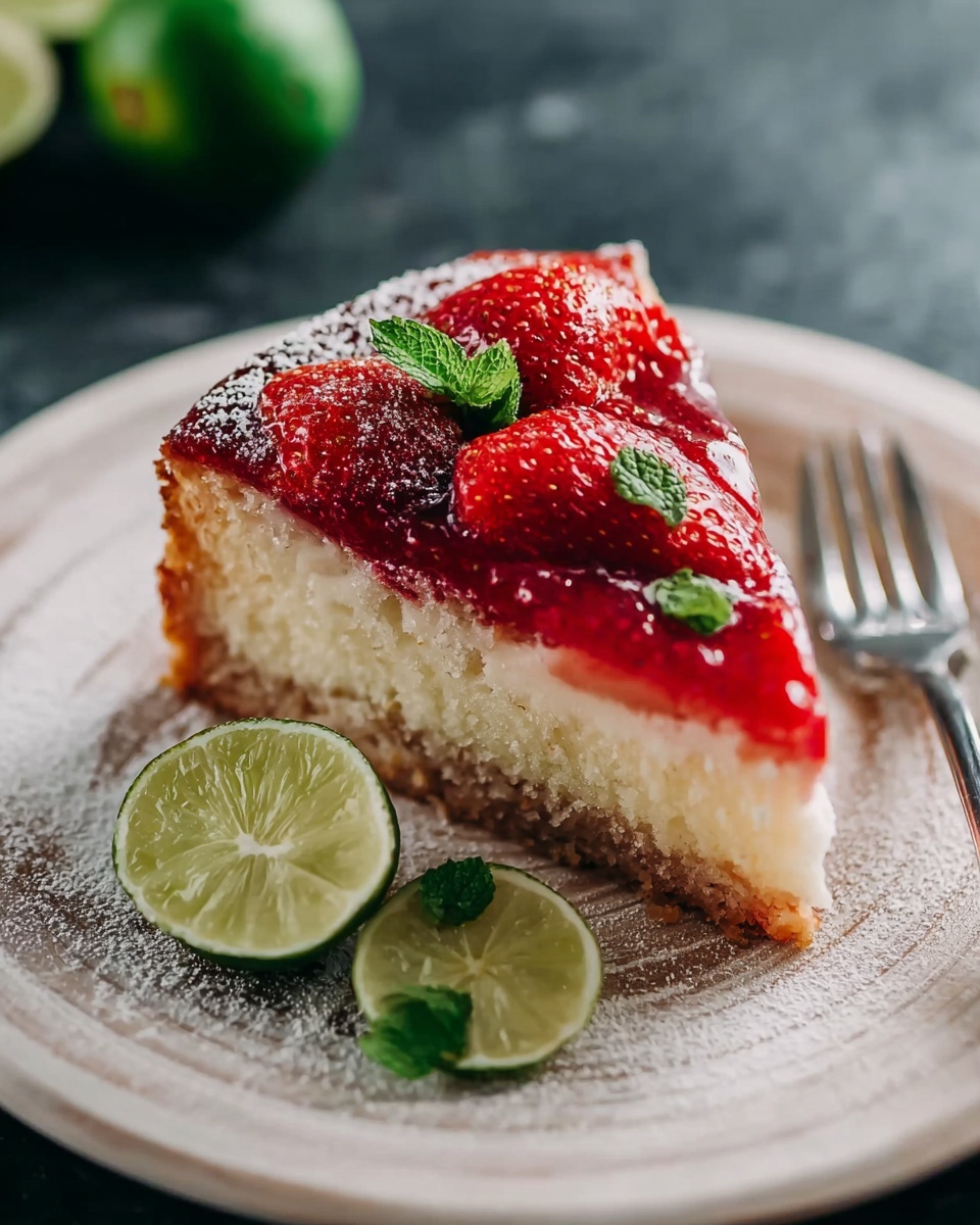 Strawberry Limeade Cake Recipe - Recipe Image