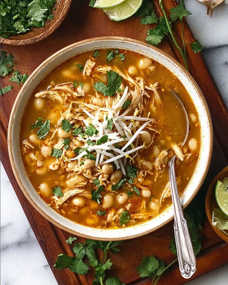 Red Chicken Pozole Soup Recipe
