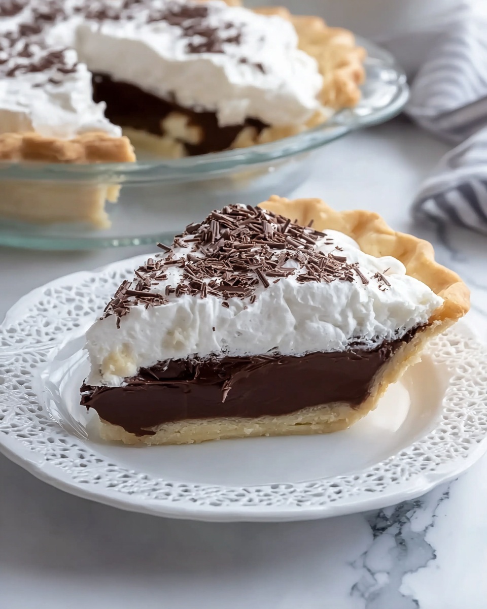 Black Bottom Pie Recipe - Recipe Image