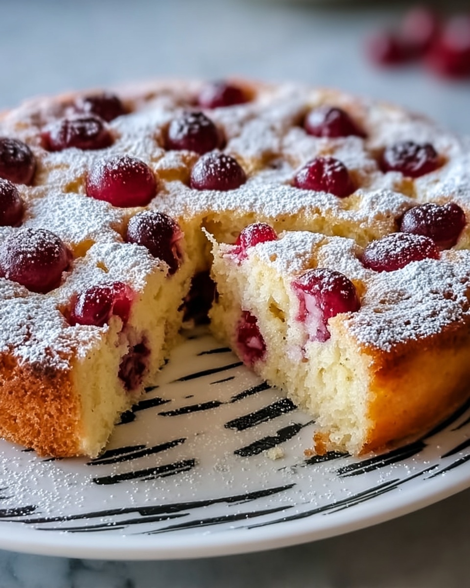 Cranberry Orange Breakfast Cake Recipe - Recipe Image