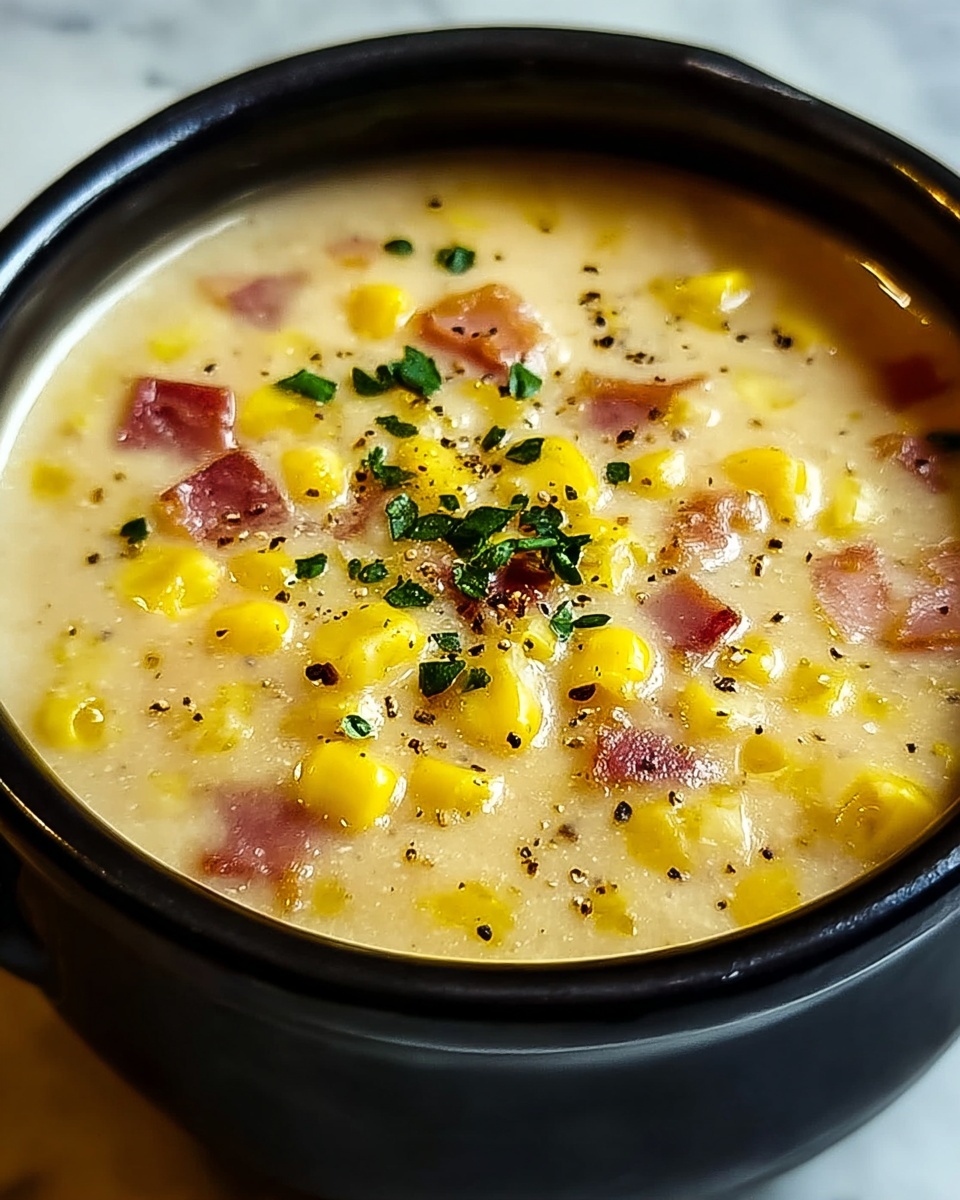 Slow Cooker Amish Corn Chowder Recipe - Recipe Image