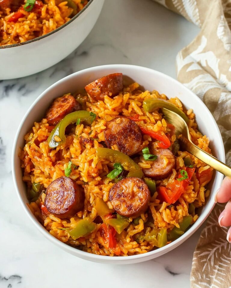 Smoked Sausage and Peppers with Rice Recipe