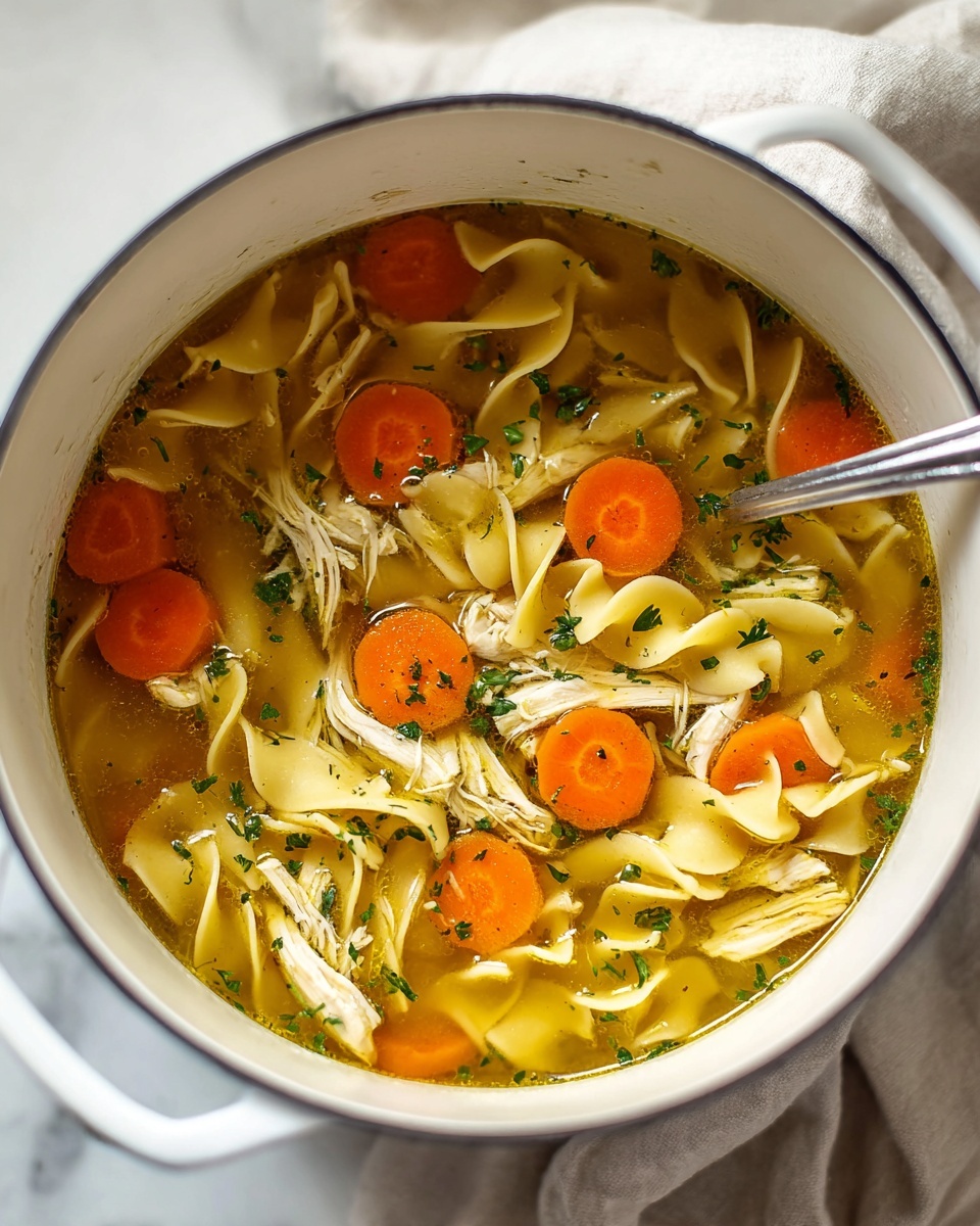Easy Homestyle Chicken Noodle Soup Recipe - Recipe Image
