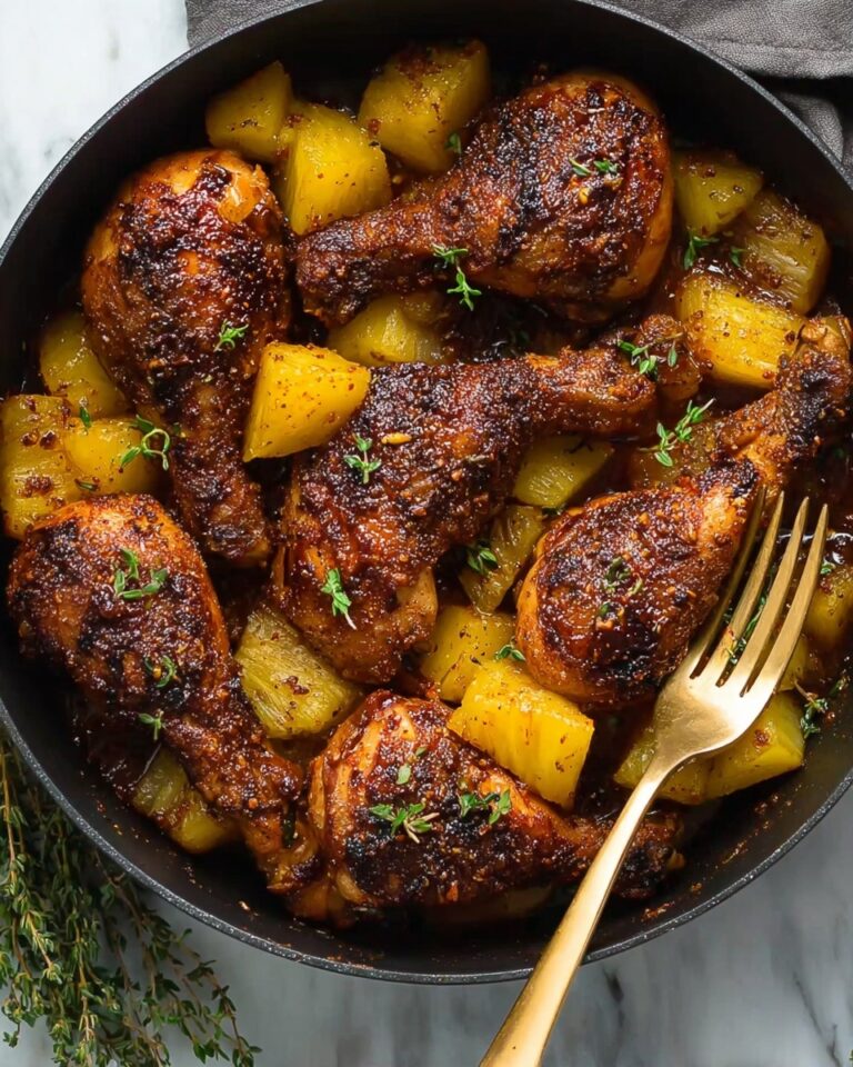 Baked Jamaican Pineapple Jerk Chicken Recipe