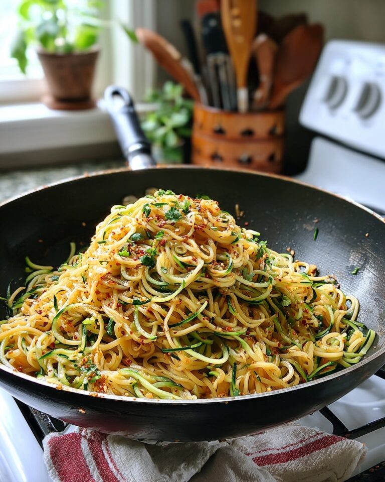 Zucchini Noodle Stir Fry Recipe
