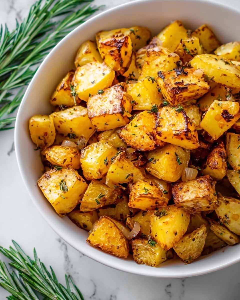 Pan-Fried Potatoes and Onions Hash Recipe - Recipe Image