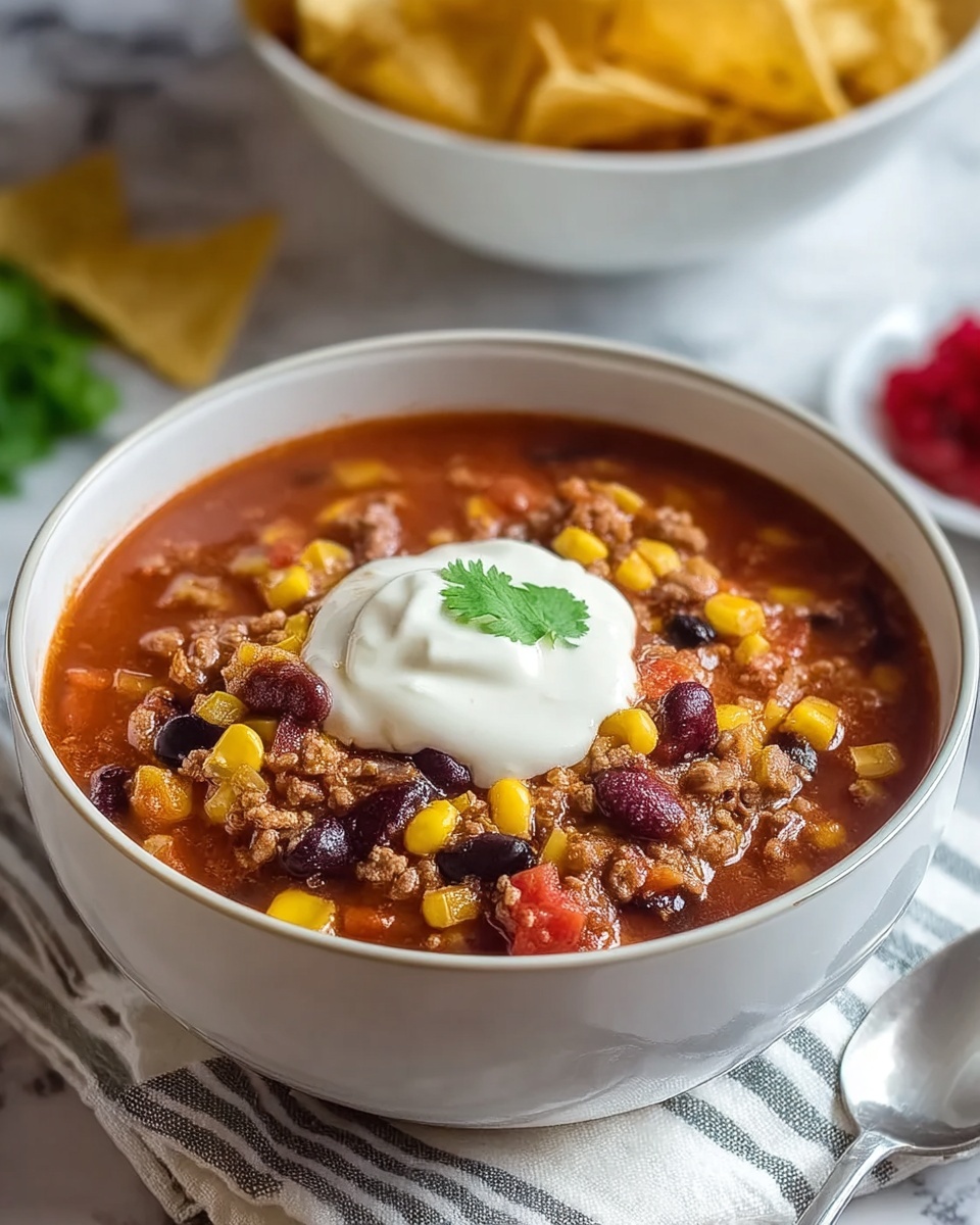 Easy Taco Soup Recipe - Recipe Image