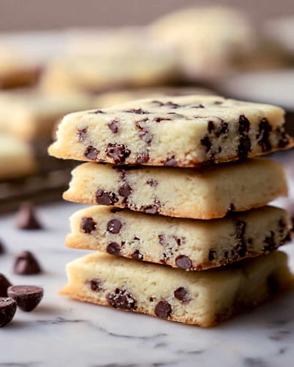 Dippable Chocolate Chip Shortbread Treats Recipe - Recipe Image
