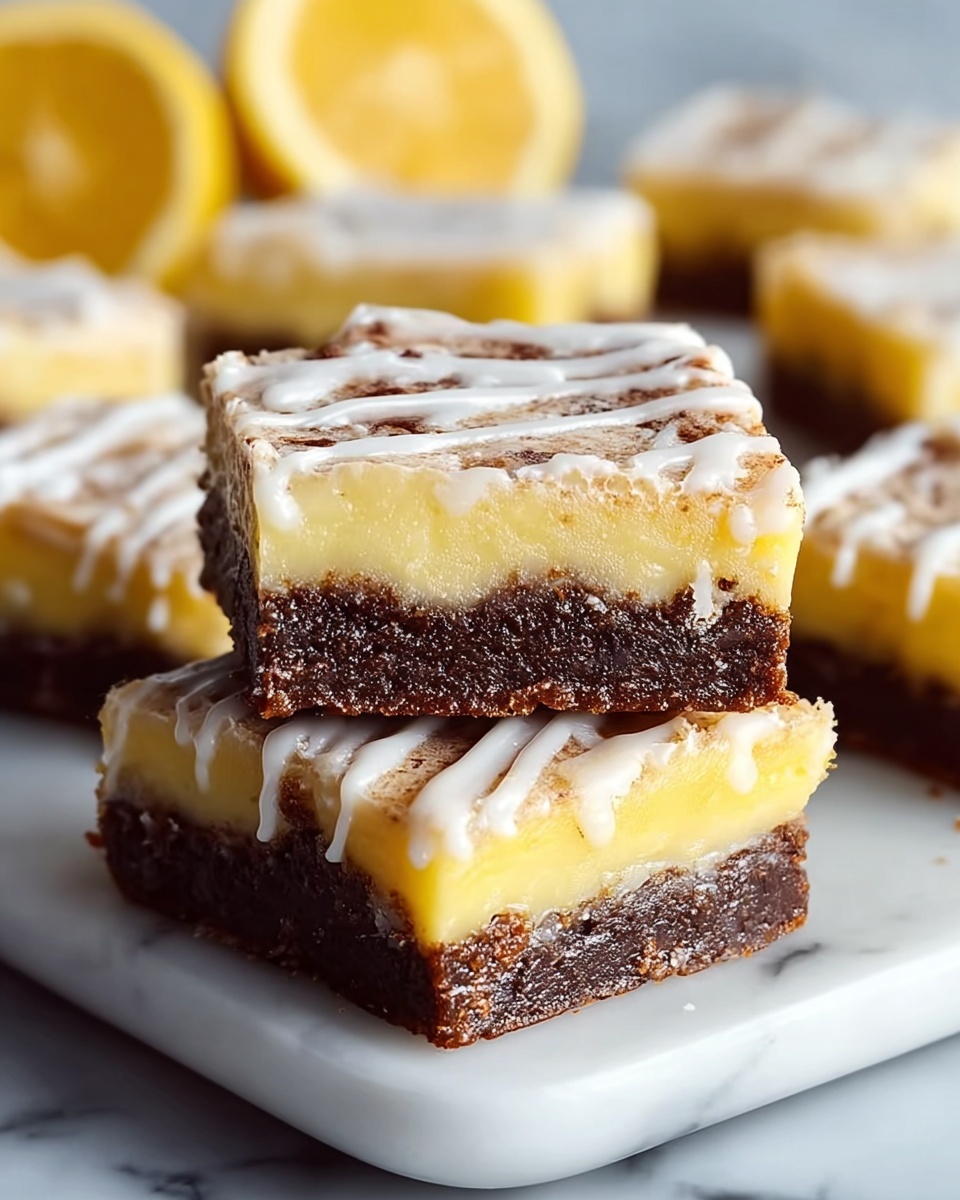 Gluten-Free Lemon Brownies Recipe - Recipe Image