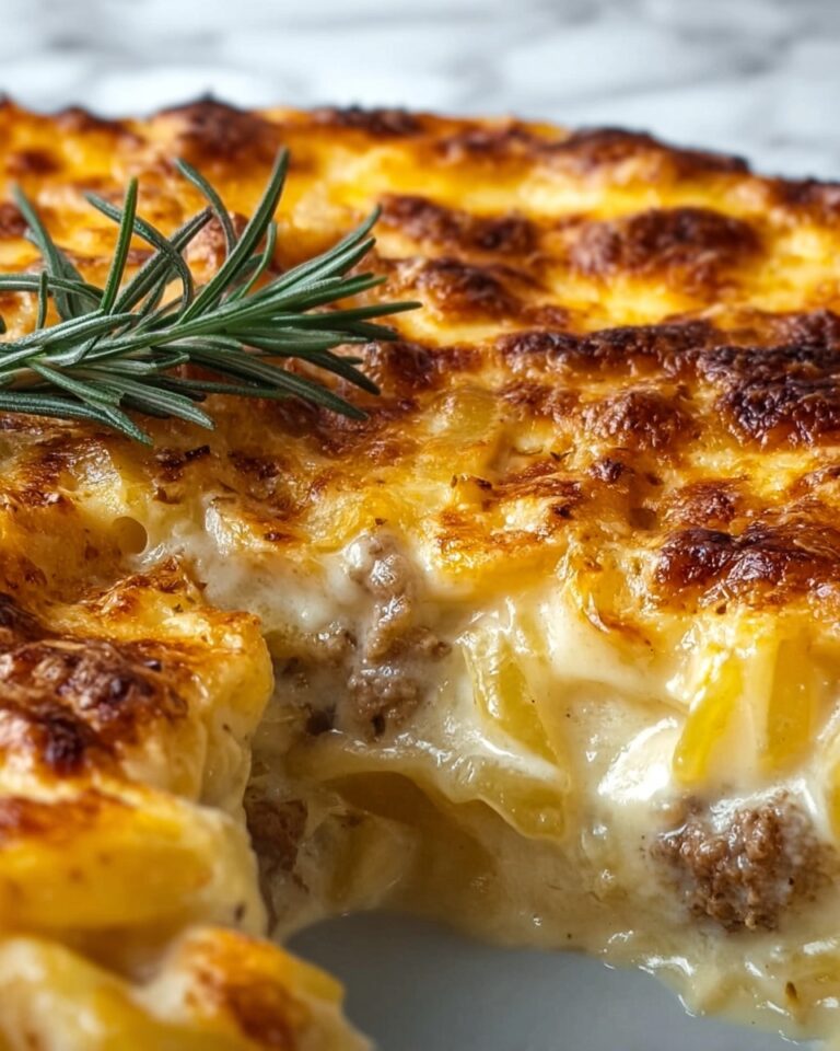 Beef Potato Cheese Casserole Recipe