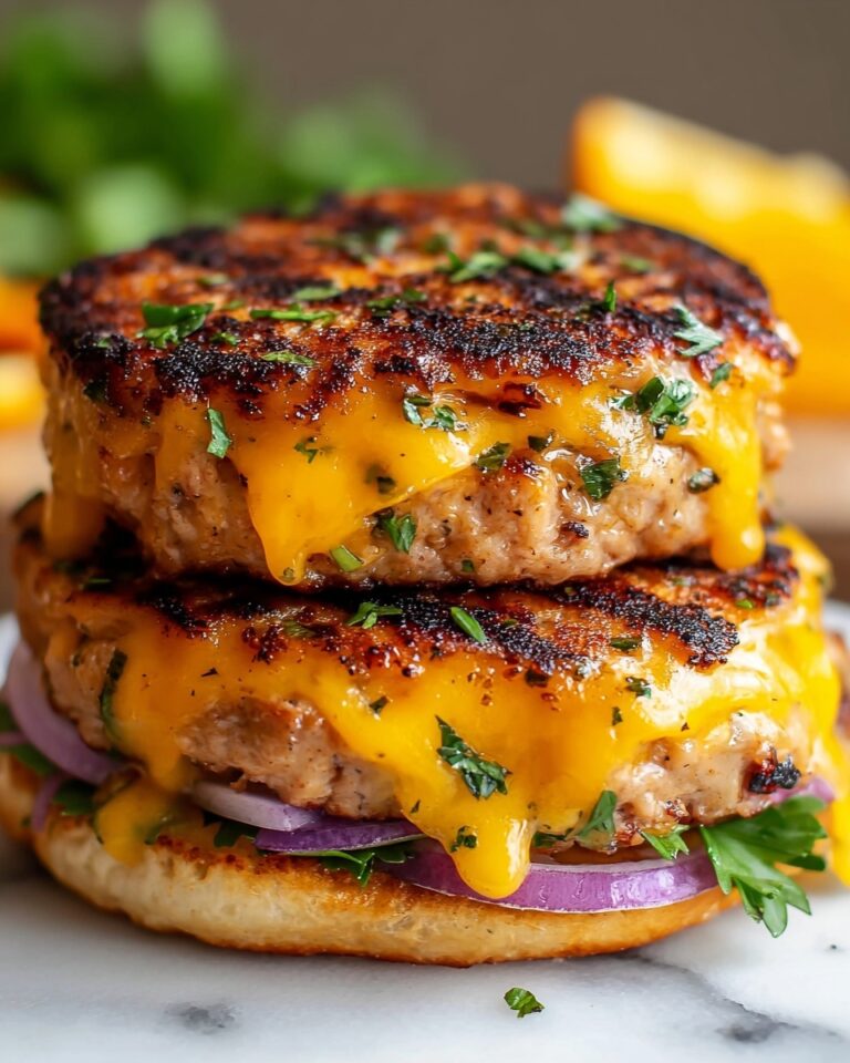Cheddar Ranch Chicken Burgers Recipe