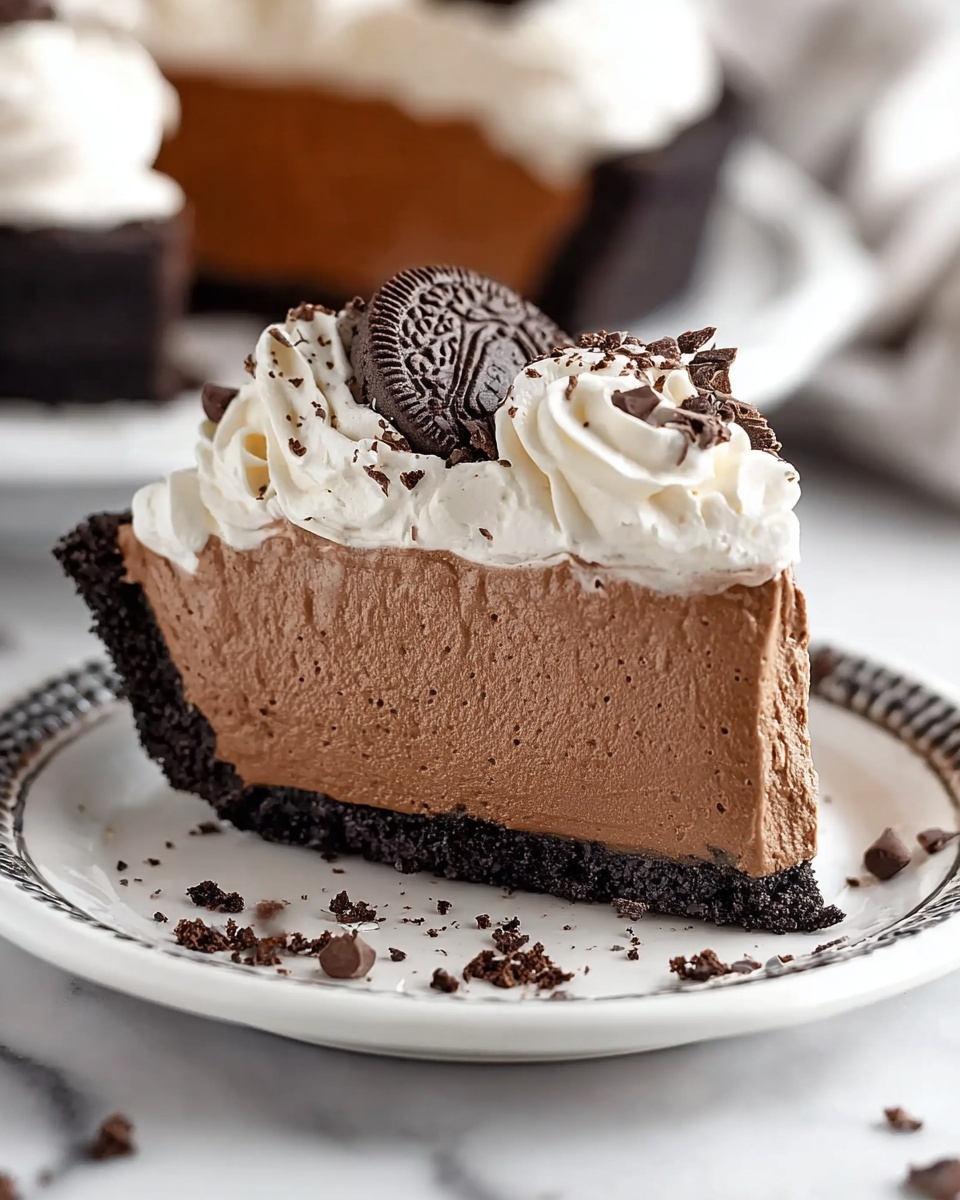 No Bake Chocolate Cheesecake Recipe - Recipe Image