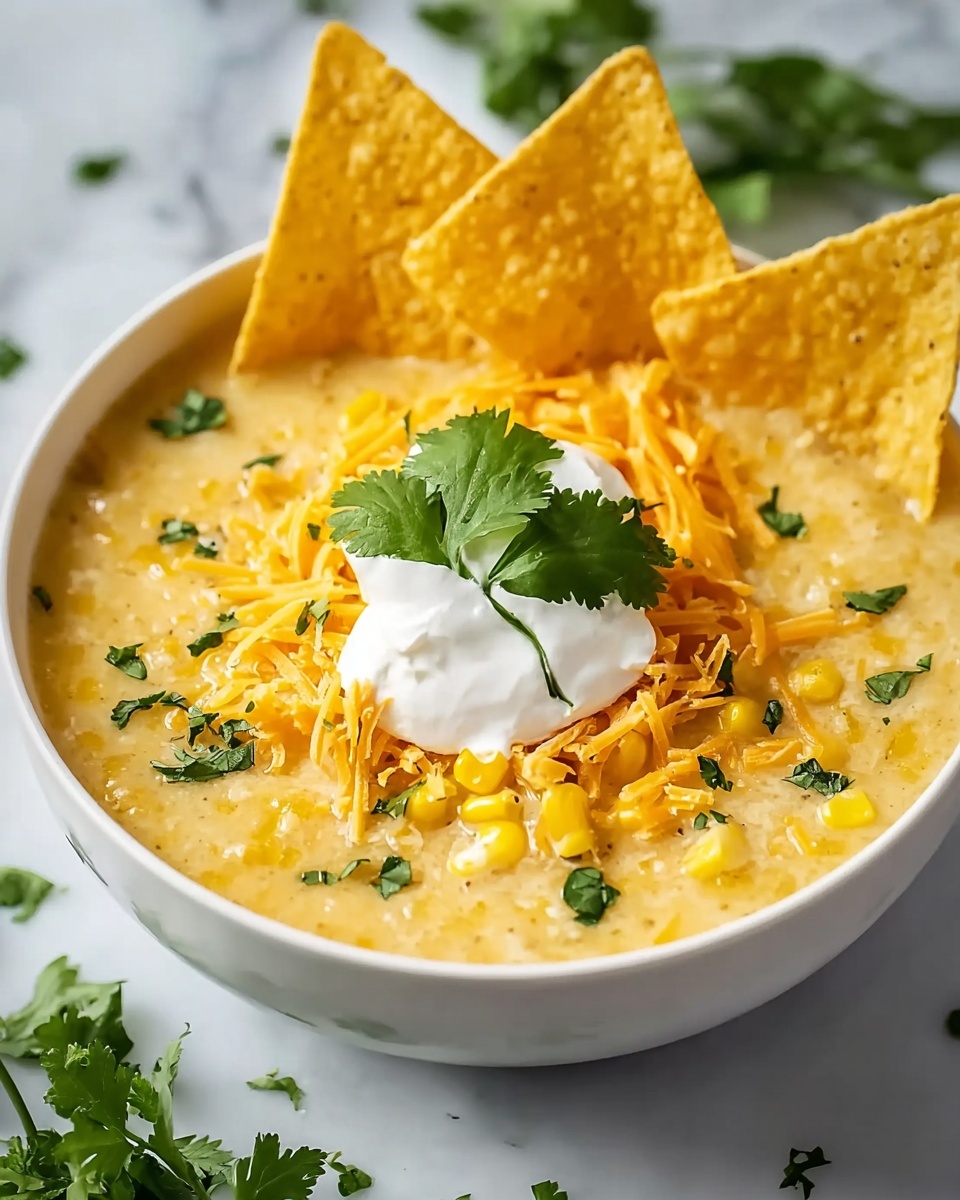 Creamy Green Enchilada Chicken Soup Recipe - Recipe Image