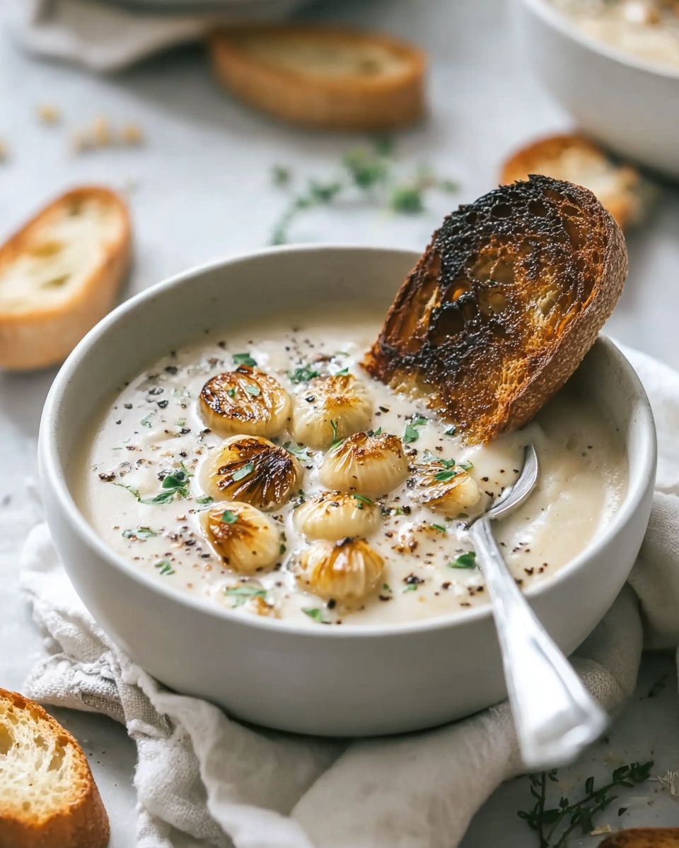 Country French Garlic Soup Recipe - Recipe Image