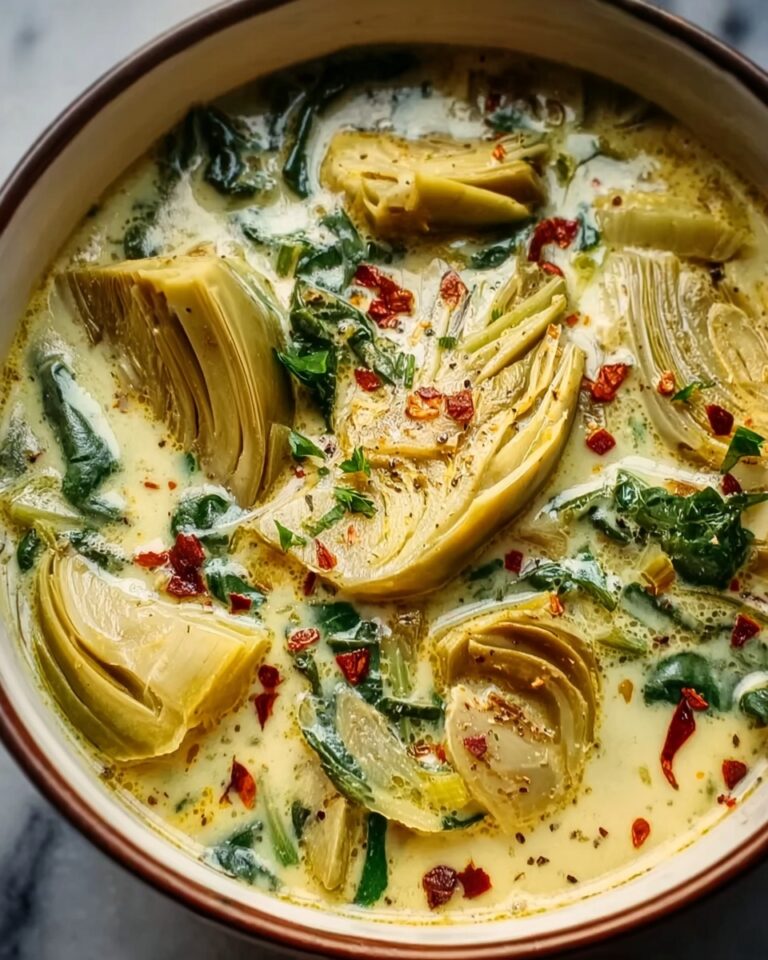 Zesty Tuscan Artichoke Soup Recipe