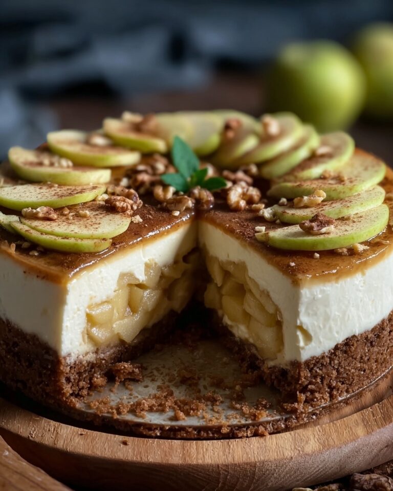 Apple Pie Stuffed Cheesecake Recipe